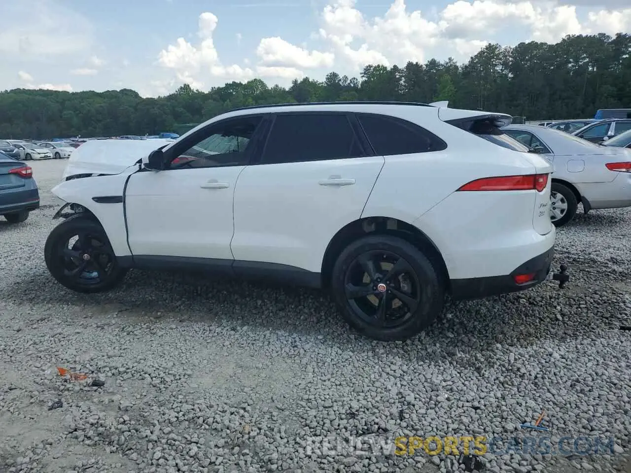2 fotografías del automóvil dañado SADCJ2FX7KA616516 JAGUAR F-PACE 2019