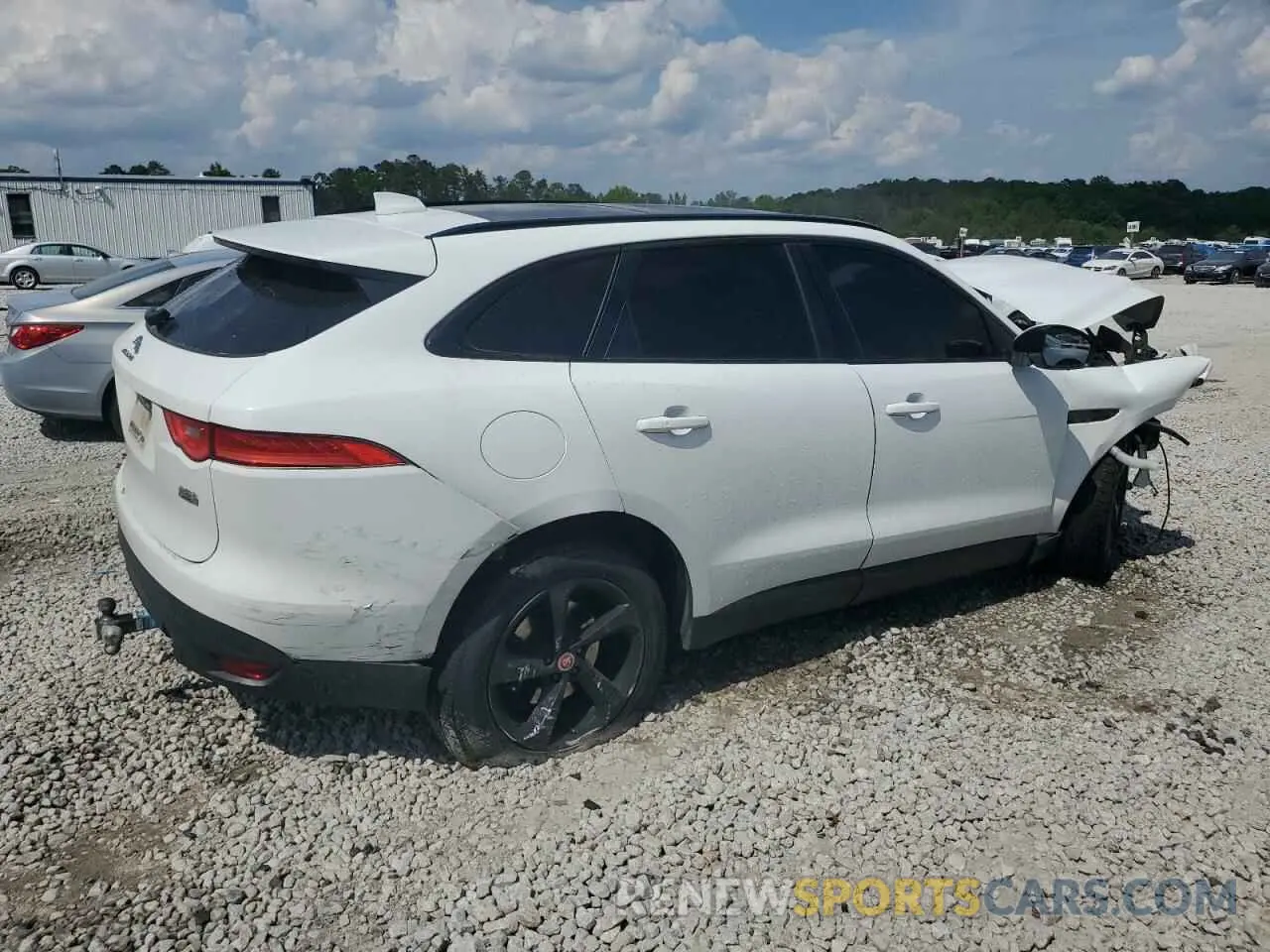3 fotografías del automóvil dañado SADCJ2FX7KA616516 JAGUAR F-PACE 2019