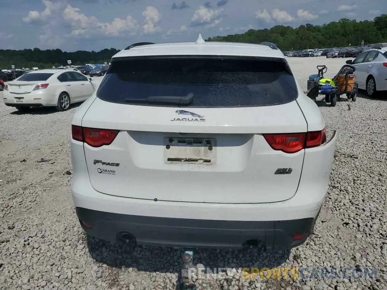 6 fotografías del automóvil dañado SADCJ2FX7KA616516 JAGUAR F-PACE 2019
