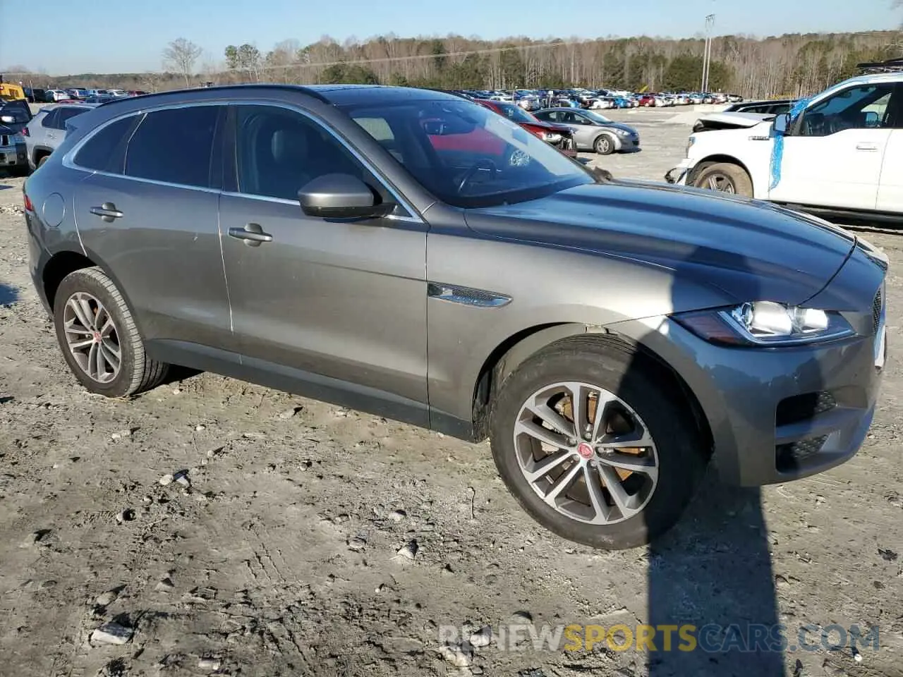 4 fotografías del automóvil dañado SADCJ2FX8KA361424 JAGUAR F-PACE 2019