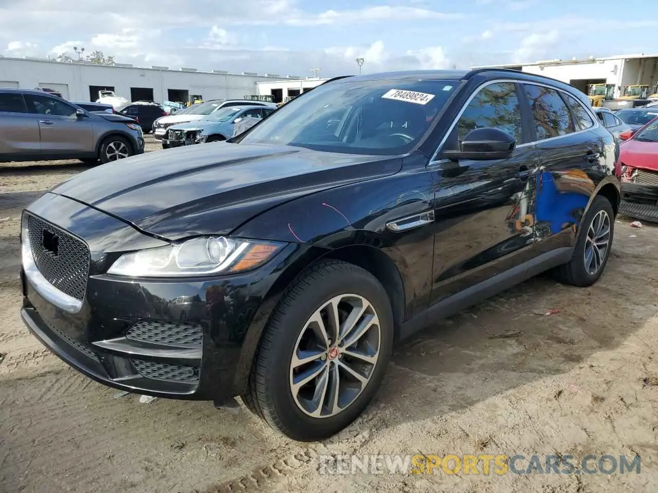 1 fotografías del automóvil dañado SADCJ2FX8KA610403 JAGUAR F-PACE 2019