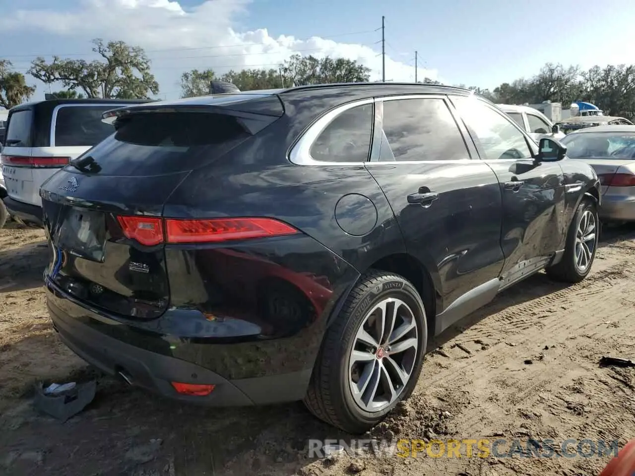 3 fotografías del automóvil dañado SADCJ2FX8KA610403 JAGUAR F-PACE 2019