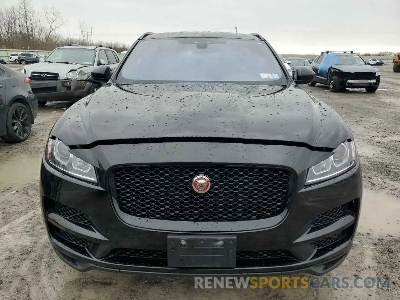 5 fotografías del automóvil dañado SADCJ2FXXKA367127 JAGUAR F-PACE 2019