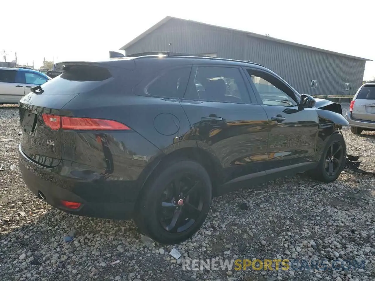 3 fotografías del automóvil dañado SADCJ2FXXKA394456 JAGUAR F-PACE 2019