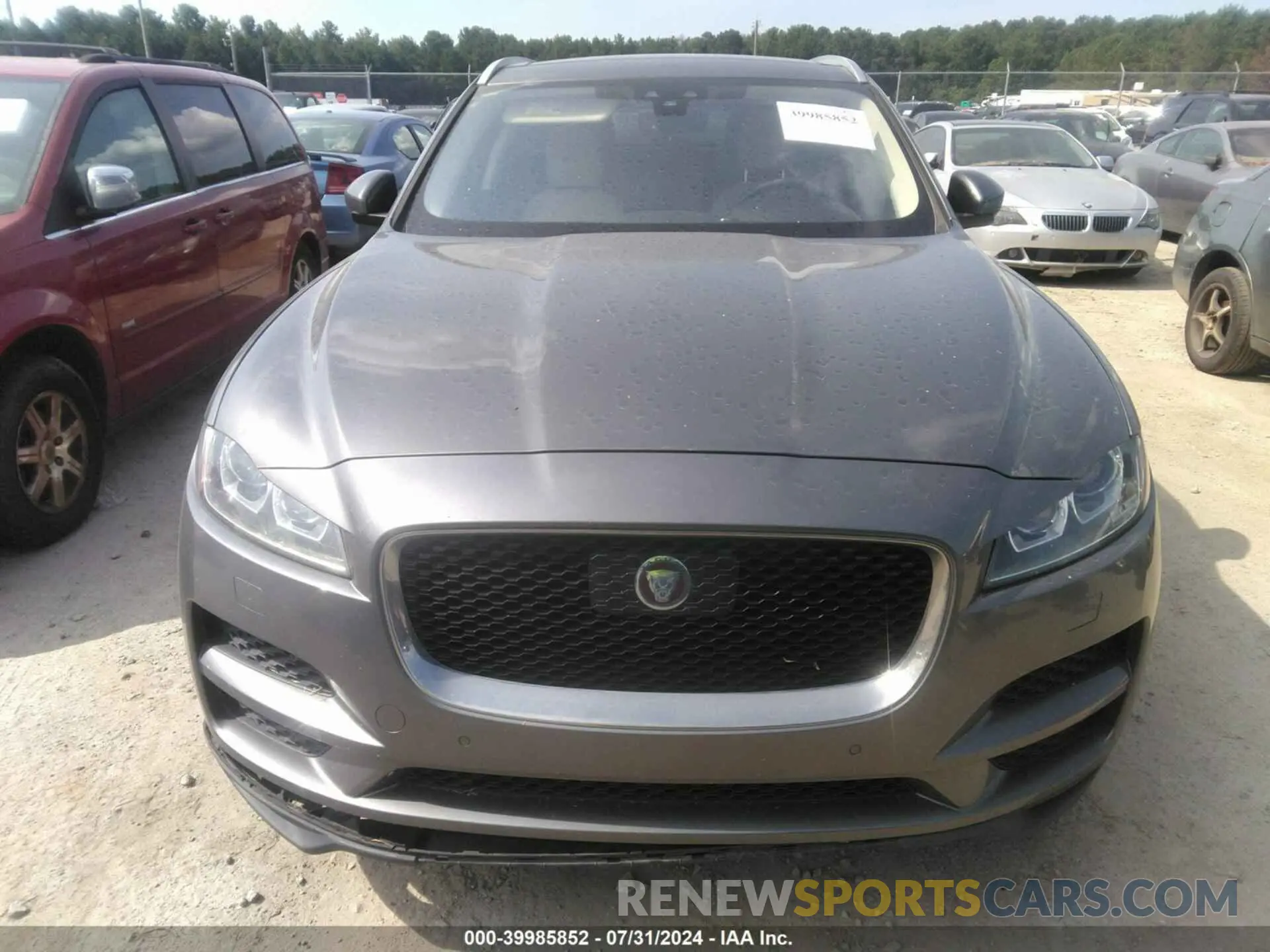 12 fotografías del automóvil dañado SADCJ2FXXKA610855 JAGUAR F-PACE 2019