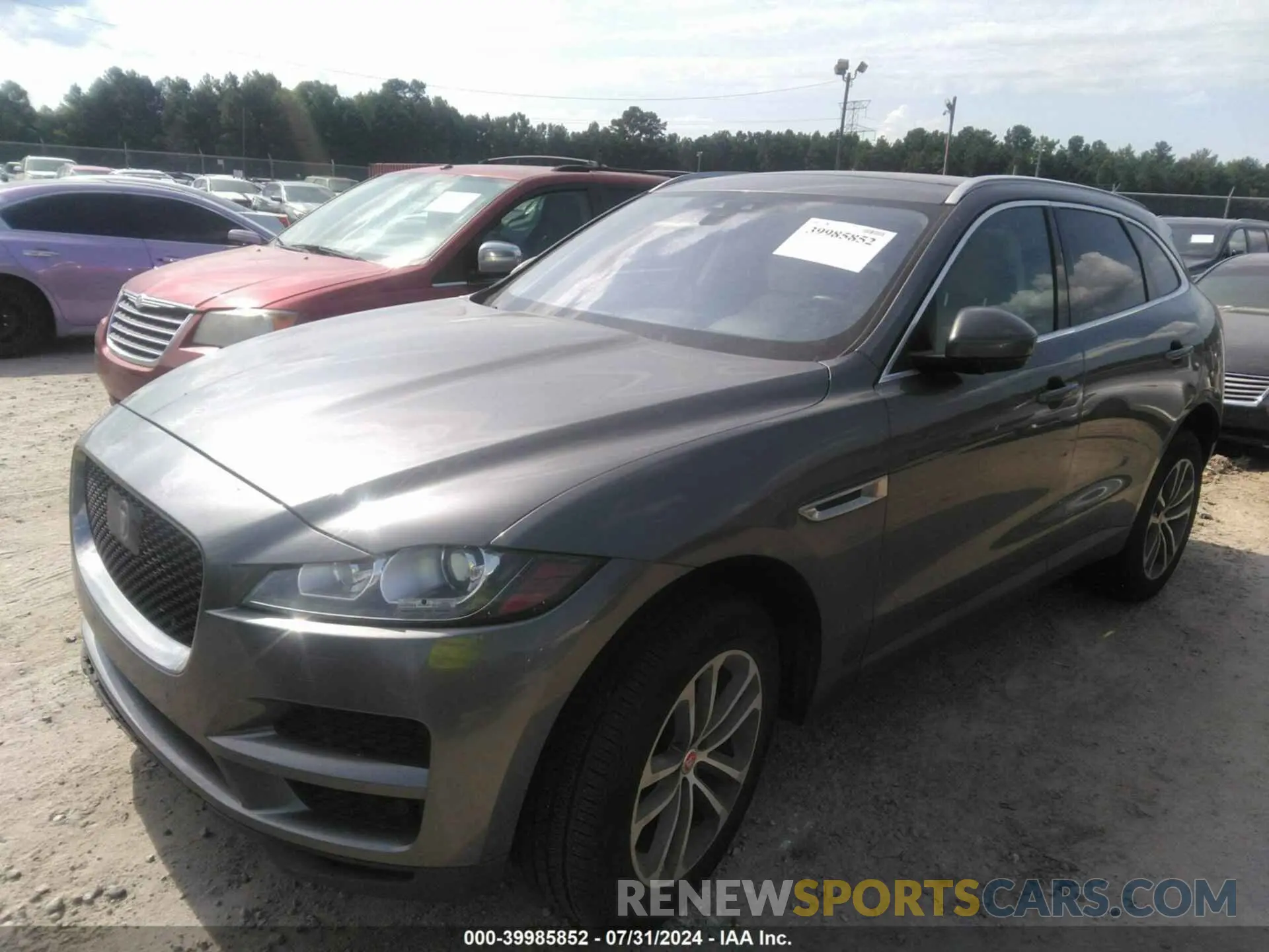 2 fotografías del automóvil dañado SADCJ2FXXKA610855 JAGUAR F-PACE 2019