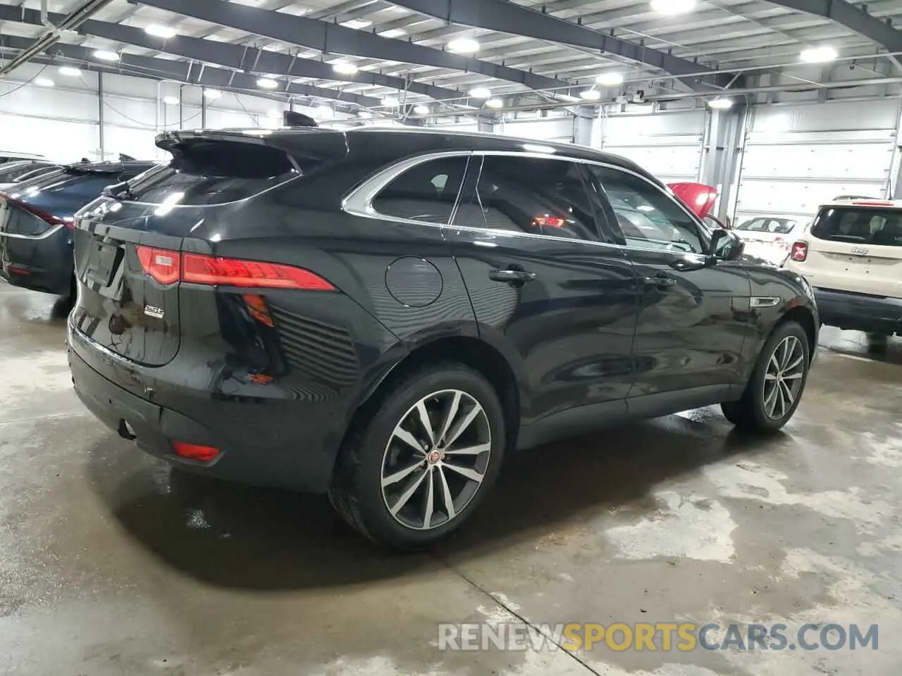 3 fotografías del automóvil dañado SADCK2FX0KA352021 JAGUAR F-PACE 2019