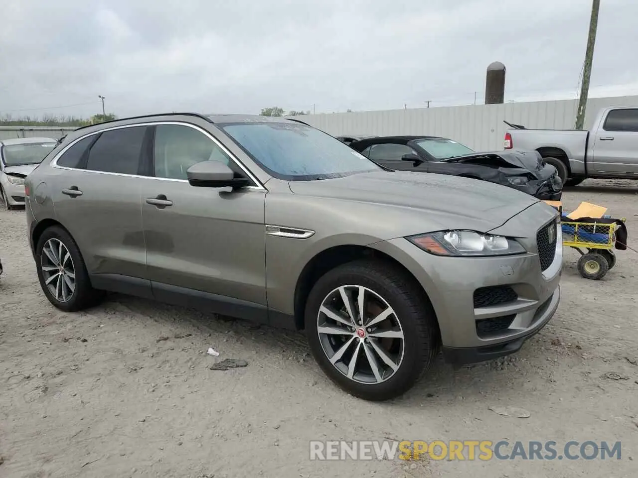 4 fotografías del automóvil dañado SADCK2FX0KA367828 JAGUAR F-PACE 2019