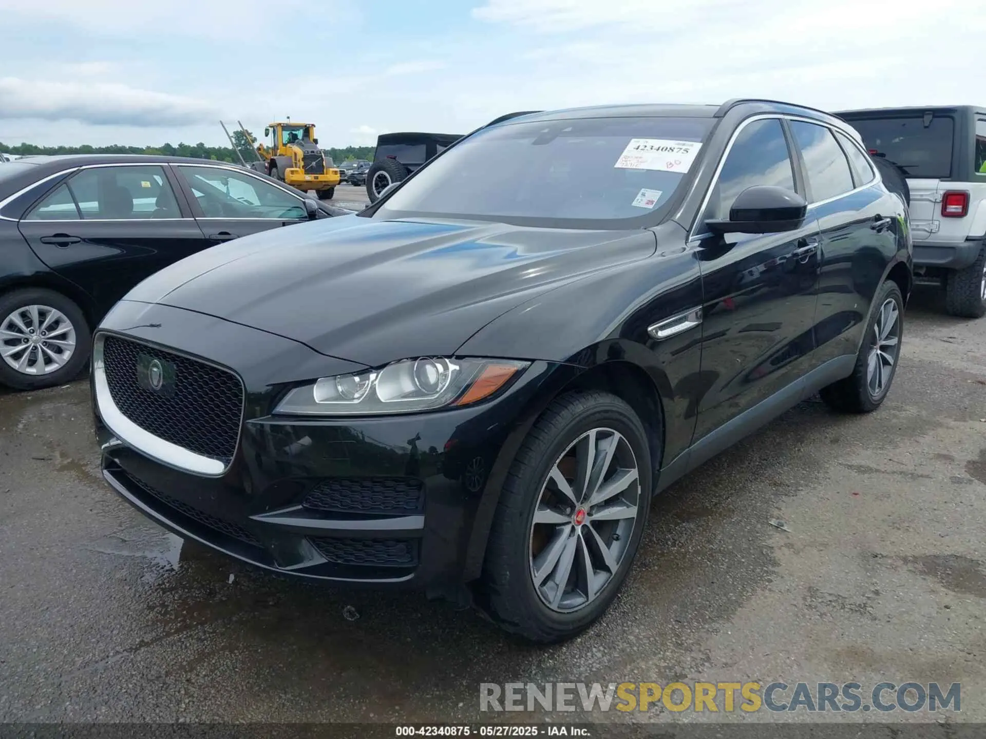 2 fotografías del automóvil dañado SADCK2FX2KA610460 JAGUAR F-PACE 2019