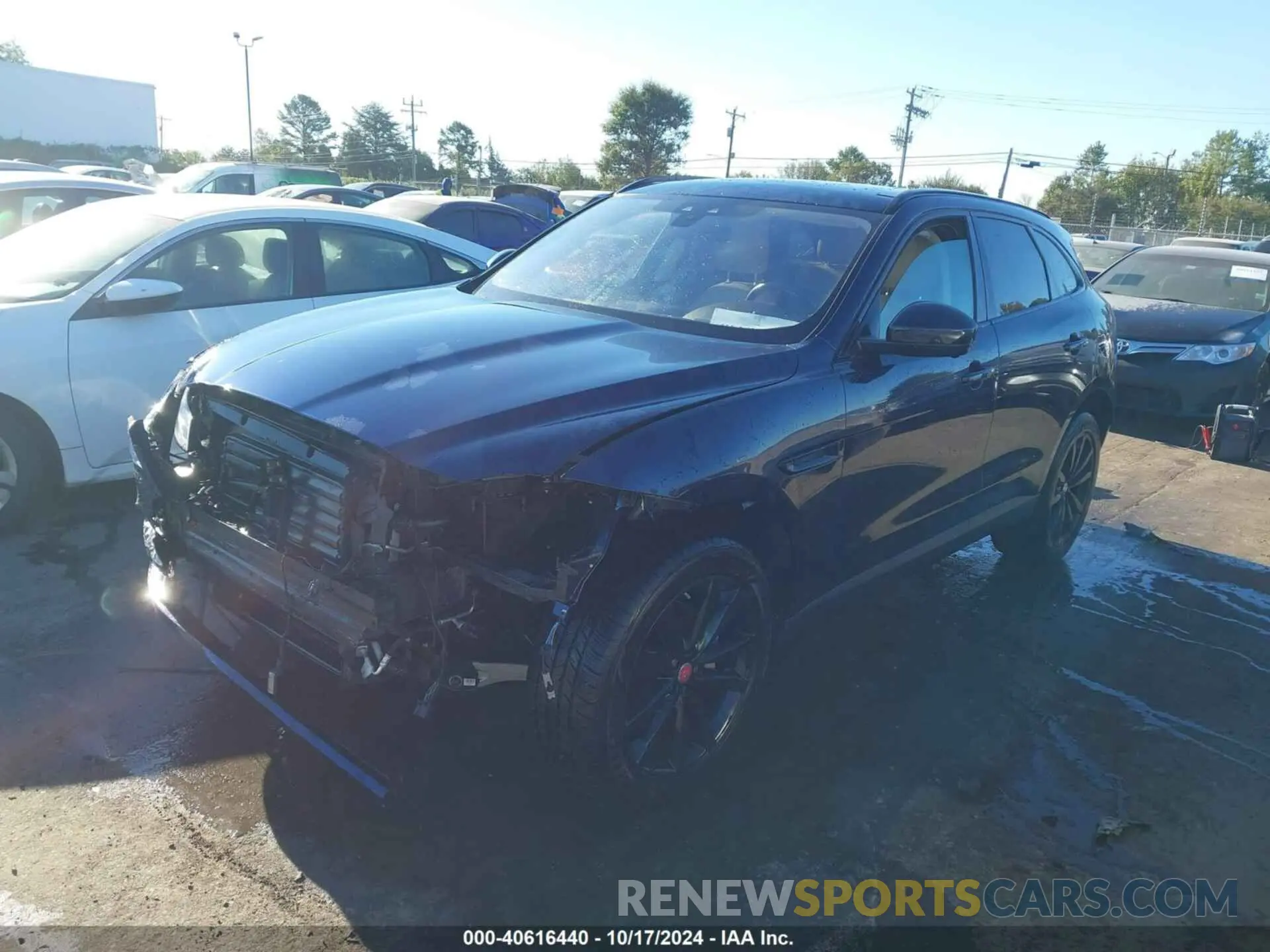 2 fotografías del automóvil dañado SADCK2FX4KA399410 JAGUAR F-PACE 2019