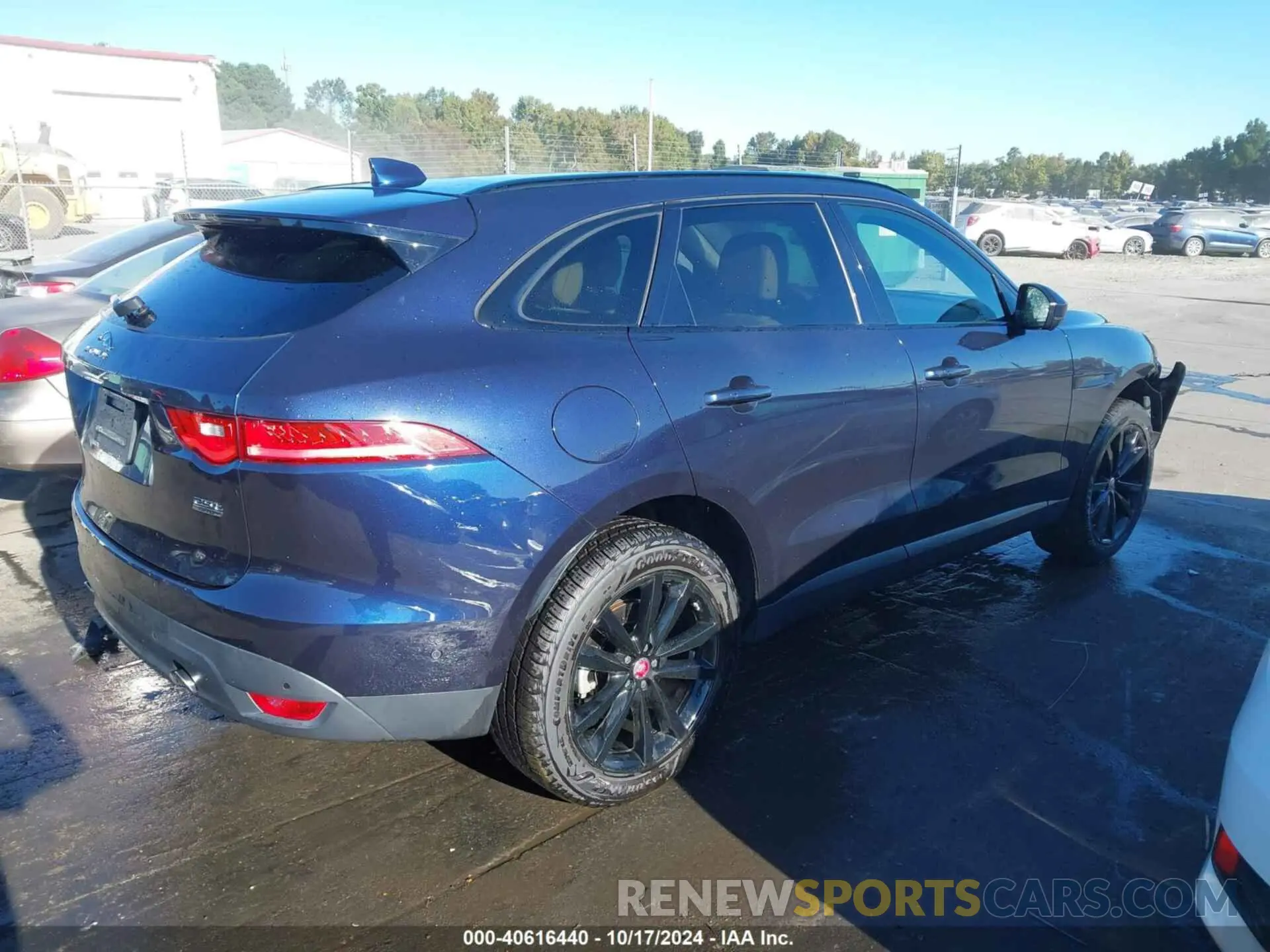 4 fotografías del automóvil dañado SADCK2FX4KA399410 JAGUAR F-PACE 2019