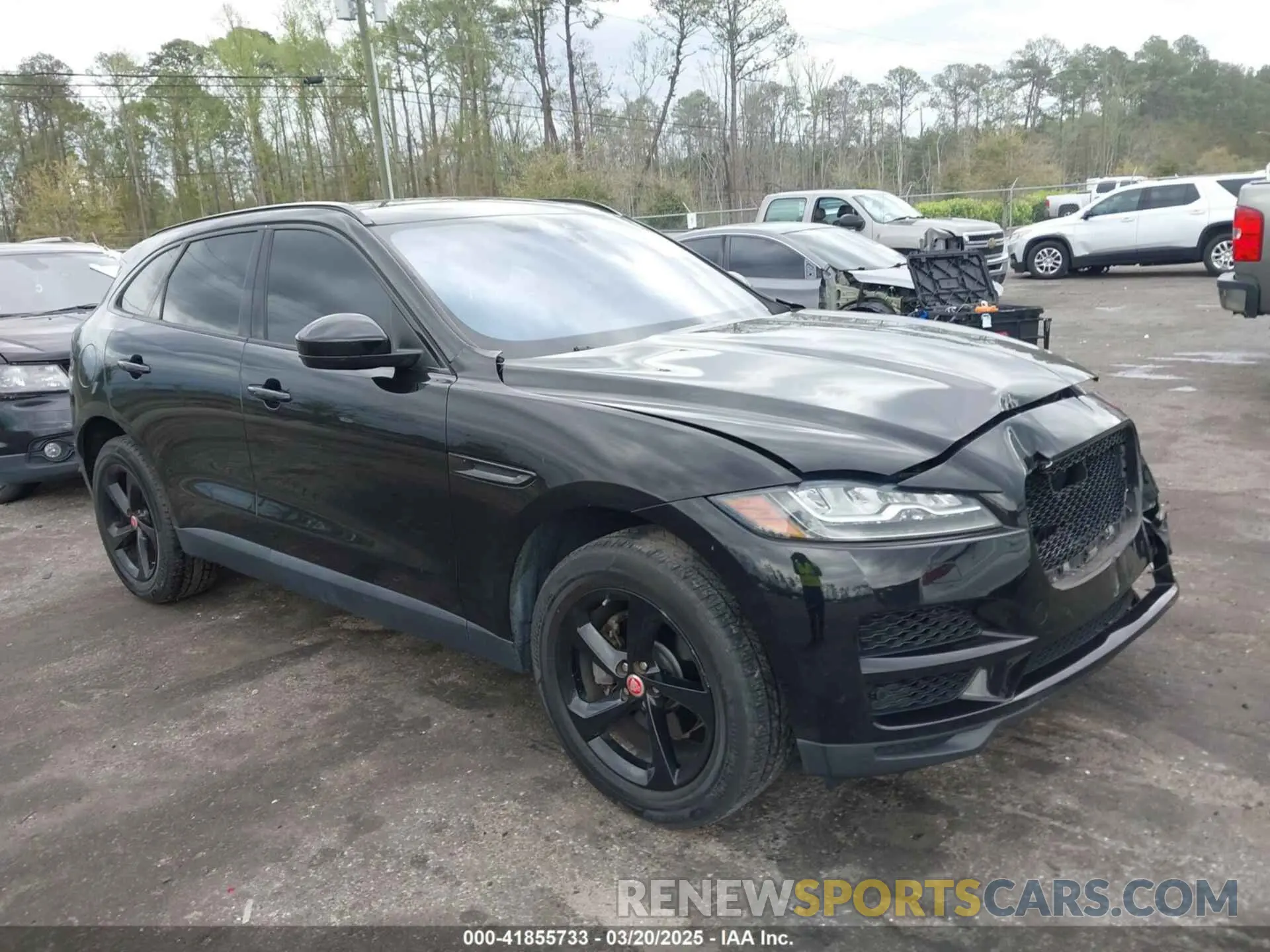 1 fotografías del automóvil dañado SADCK2FX7KA395593 JAGUAR F-PACE 2019