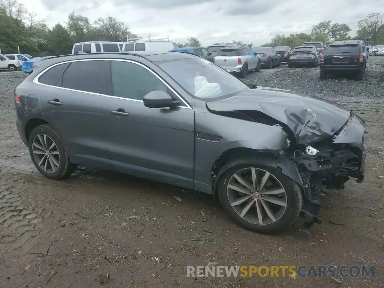 4 fotografías del automóvil dañado SADCK2FX7KA612110 JAGUAR F-PACE 2019