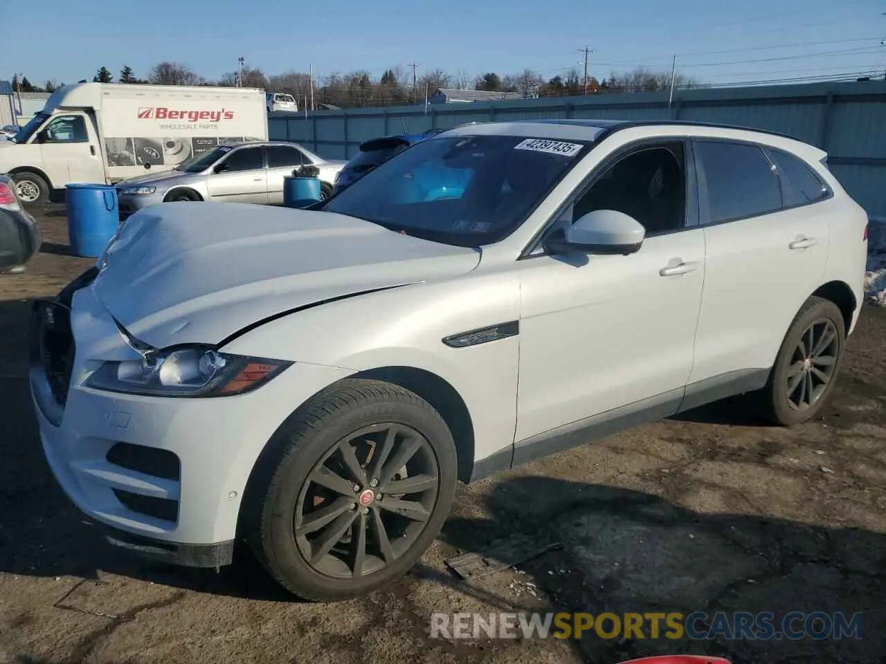 1 fotografías del automóvil dañado SADCK2FX8KA394954 JAGUAR F-PACE 2019