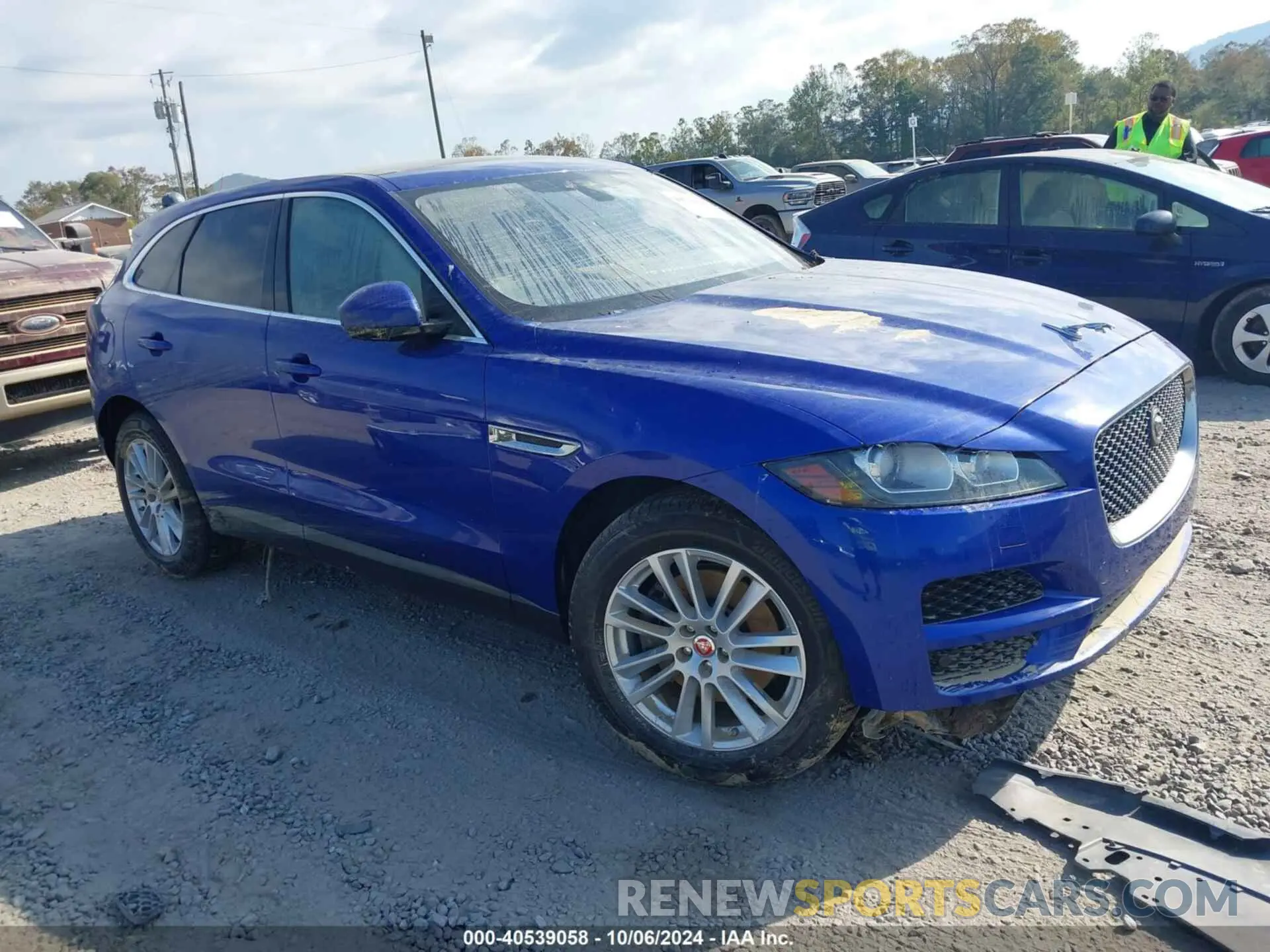 1 fotografías del automóvil dañado SADCK2GX0KA390329 JAGUAR F-PACE 2019
