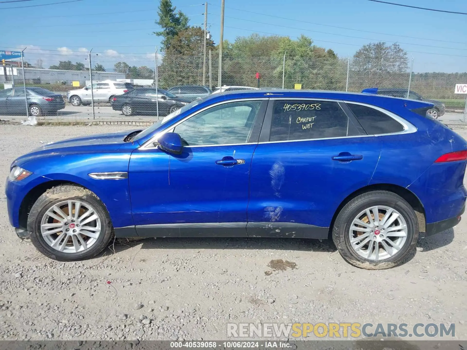 14 fotografías del automóvil dañado SADCK2GX0KA390329 JAGUAR F-PACE 2019