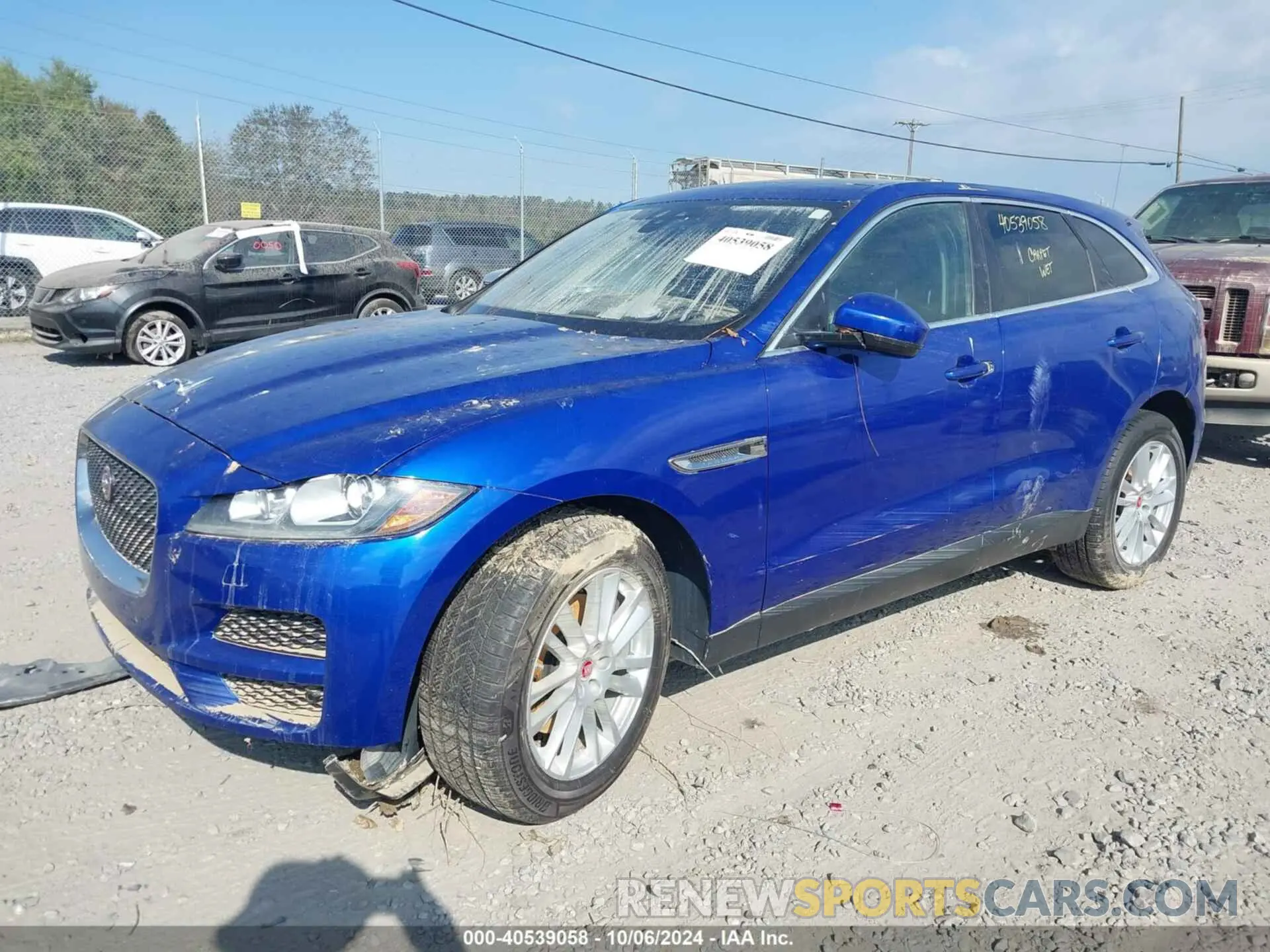2 fotografías del automóvil dañado SADCK2GX0KA390329 JAGUAR F-PACE 2019