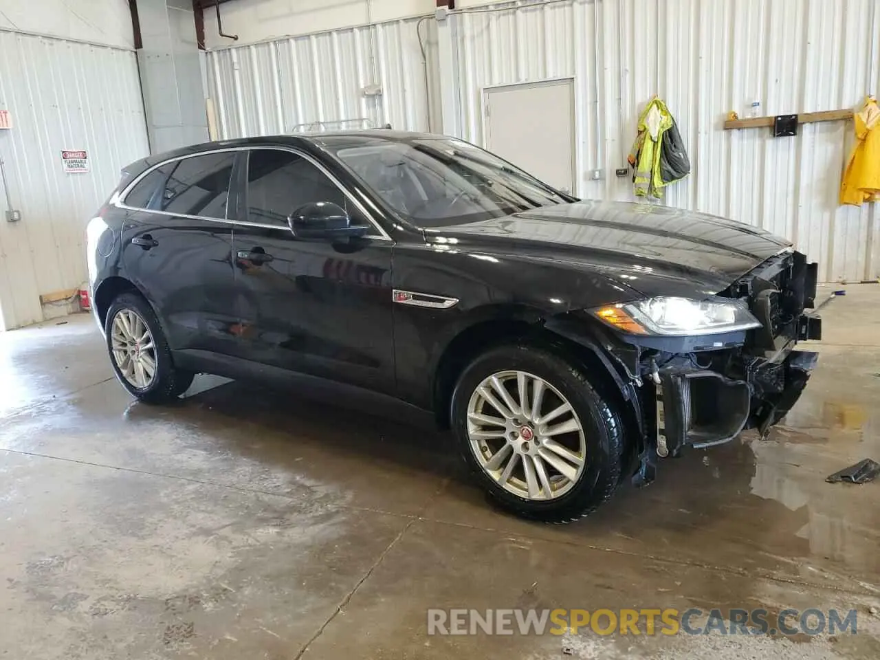 4 fotografías del automóvil dañado SADCK2GX0KA395143 JAGUAR F-PACE 2019