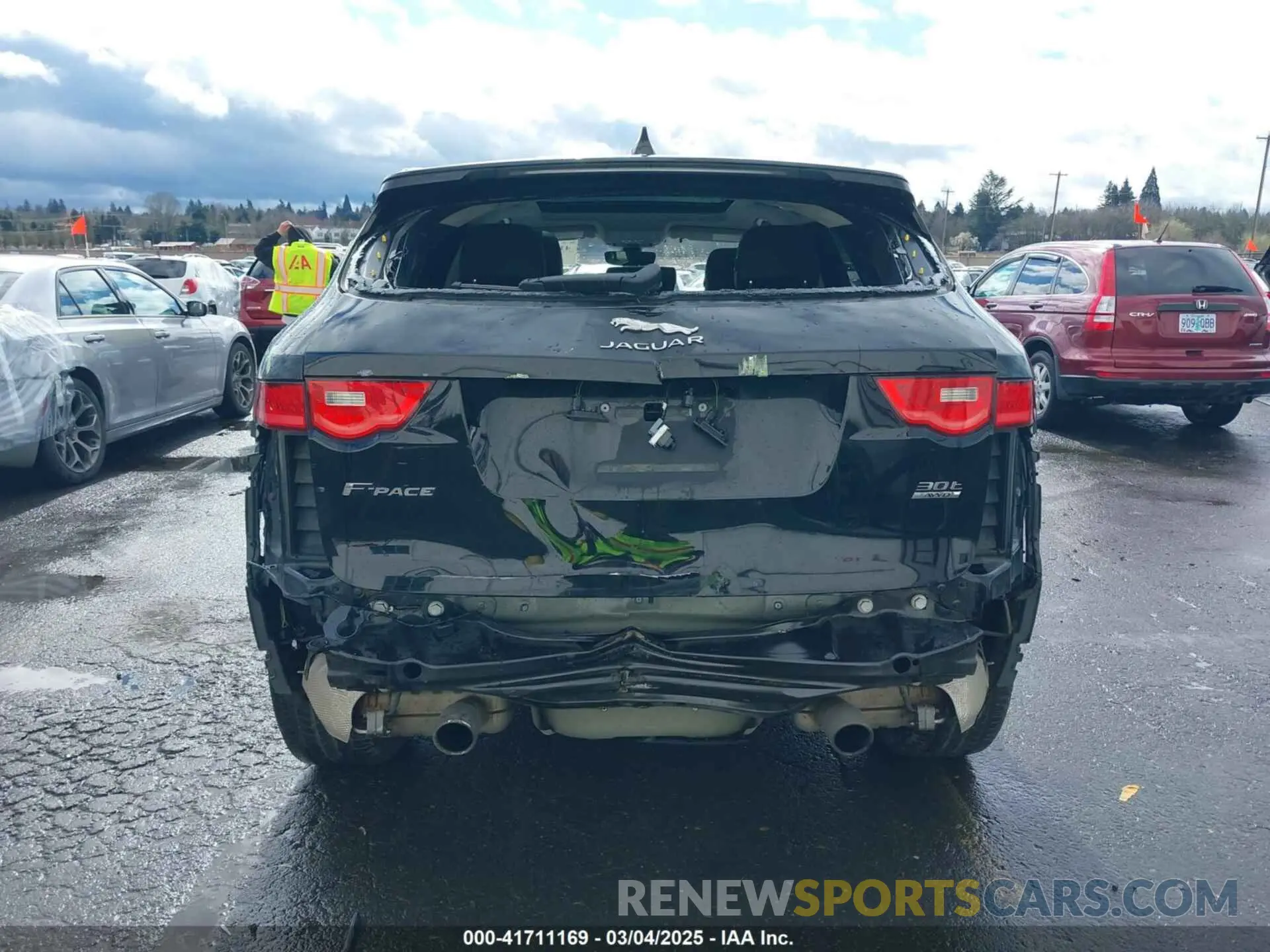 16 fotografías del automóvil dañado SADCK2GX1KA391800 JAGUAR F-PACE 2019