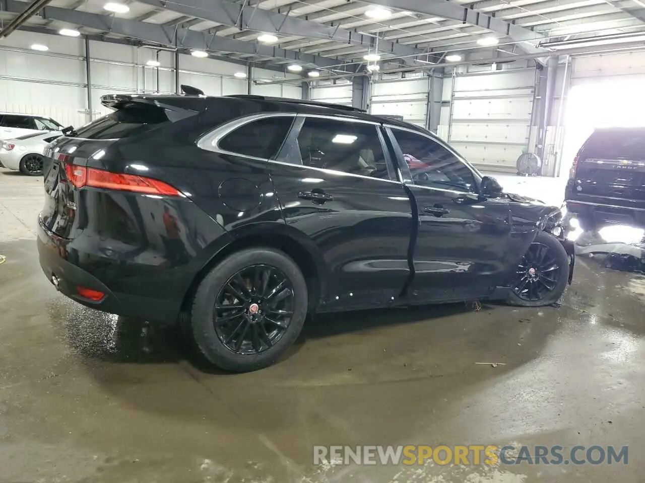 3 fotografías del automóvil dañado SADCK2GX2KA390624 JAGUAR F-PACE 2019