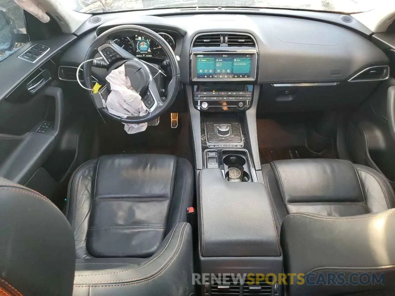 8 fotografías del automóvil dañado SADCK2GX2KA390624 JAGUAR F-PACE 2019