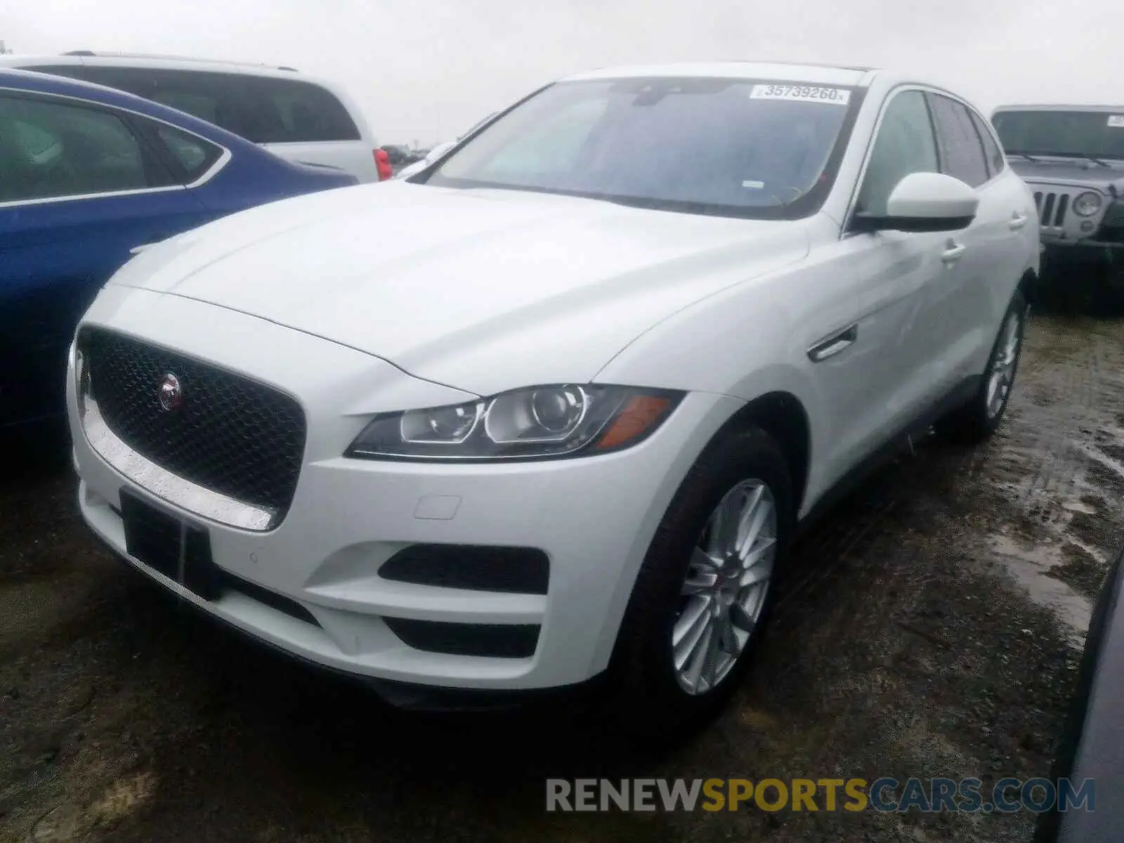 2 fotografías del automóvil dañado SADCK2GX6KA393283 JAGUAR F-PACE 2019