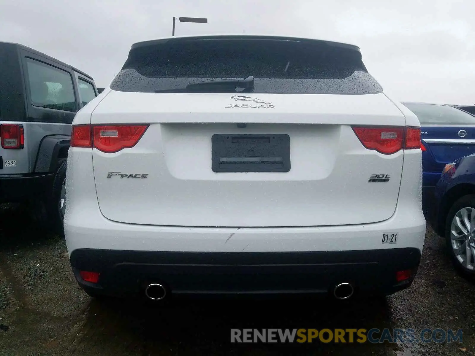 9 fotografías del automóvil dañado SADCK2GX6KA393283 JAGUAR F-PACE 2019