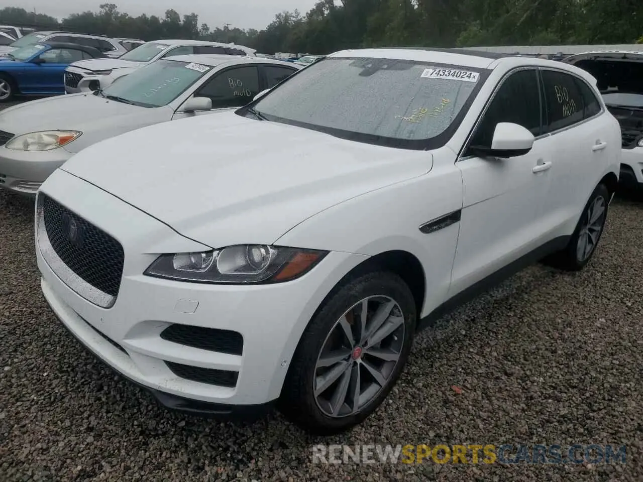 1 fotografías del automóvil dañado SADCK2GX7KA398511 JAGUAR F-PACE 2019