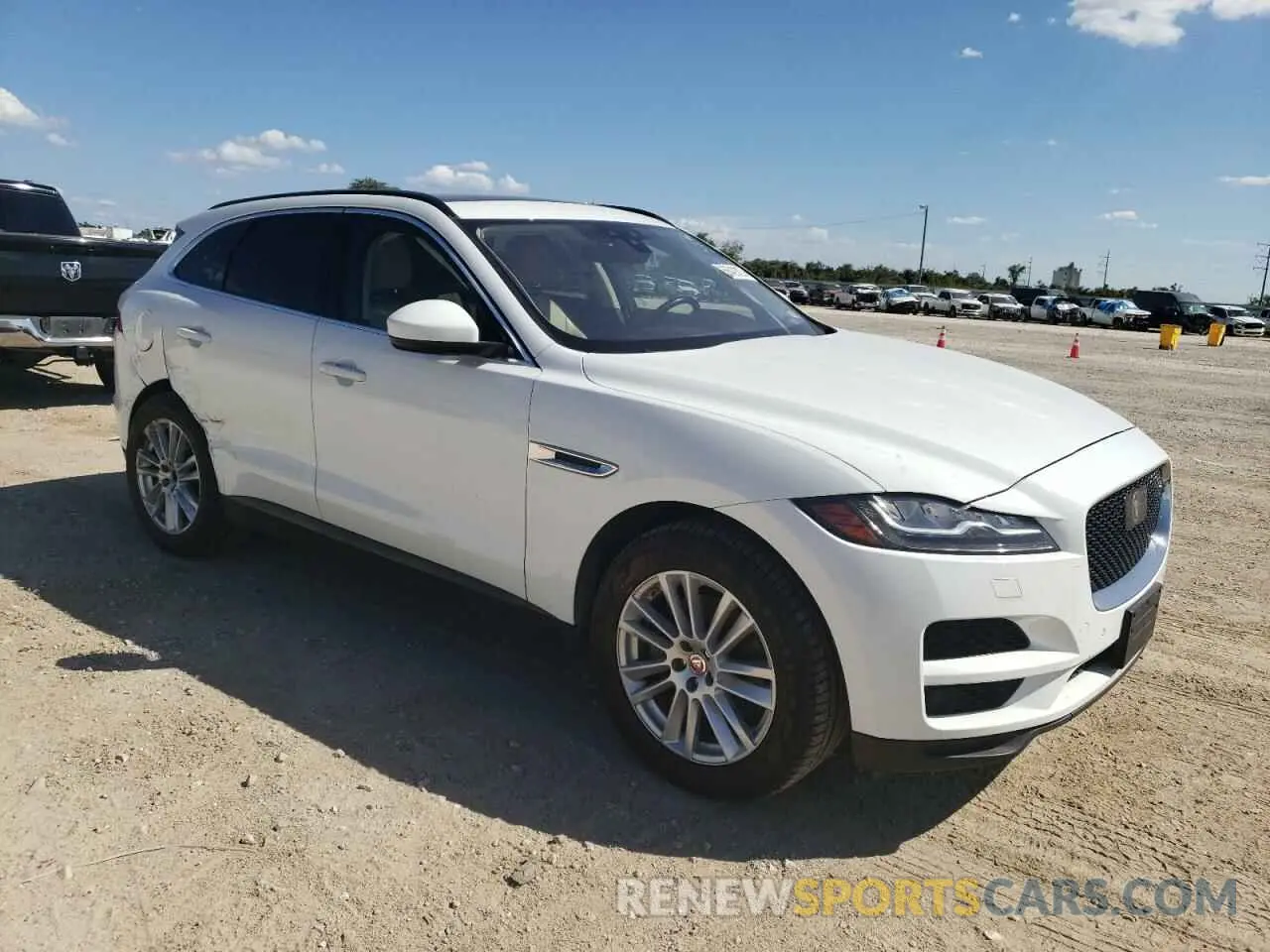4 fotografías del automóvil dañado SADCK2GX8KA359314 JAGUAR F-PACE 2019