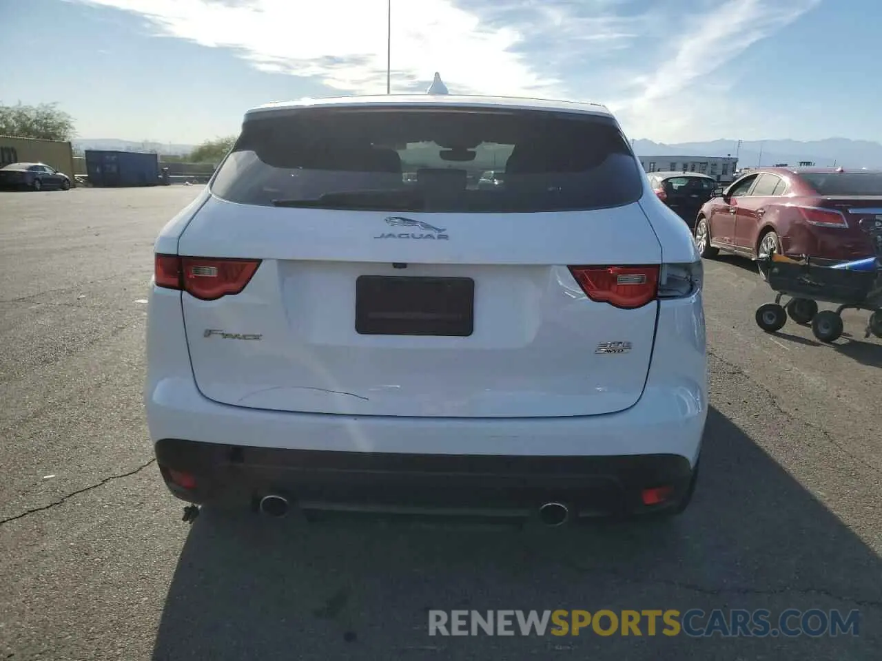 6 fotografías del automóvil dañado SADCK2GX8KA369003 JAGUAR F-PACE 2019