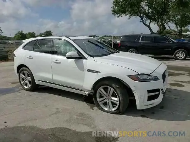 11 fotografías del automóvil dañado SADCL2FX3KA352611 JAGUAR F-PACE 2019