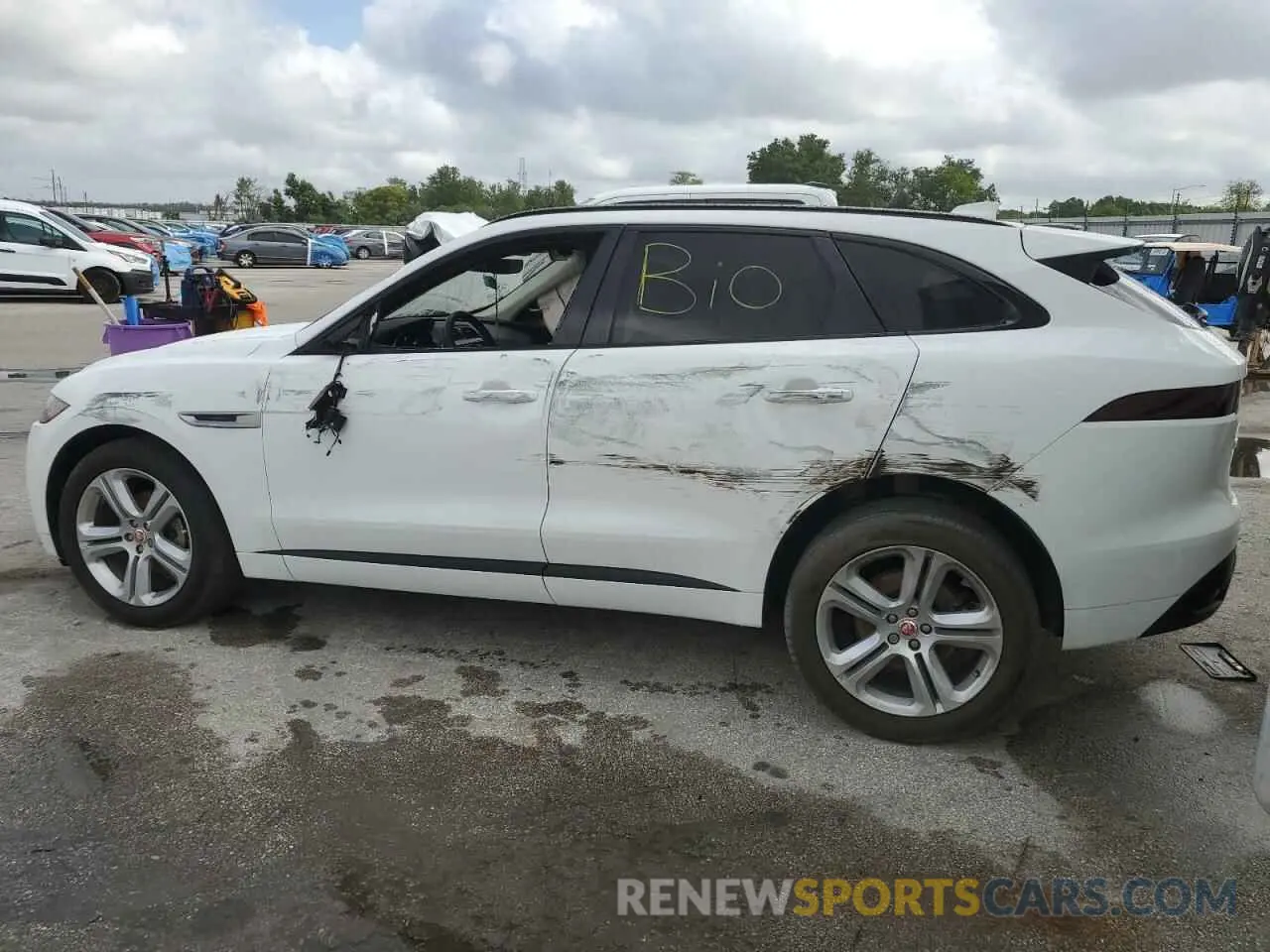2 fotografías del automóvil dañado SADCL2FX3KA352611 JAGUAR F-PACE 2019