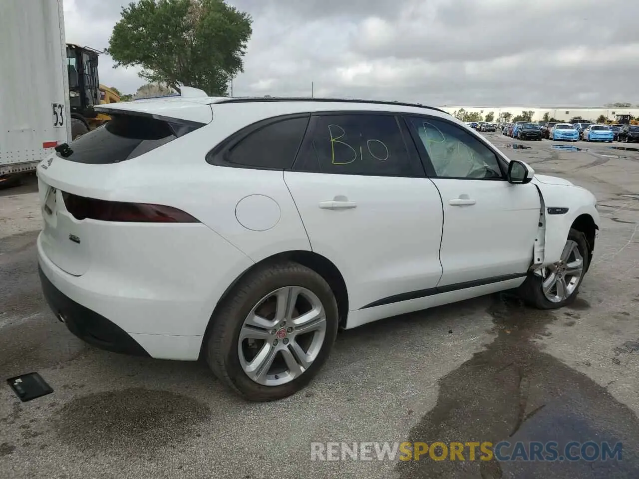 3 fotografías del automóvil dañado SADCL2FX3KA352611 JAGUAR F-PACE 2019