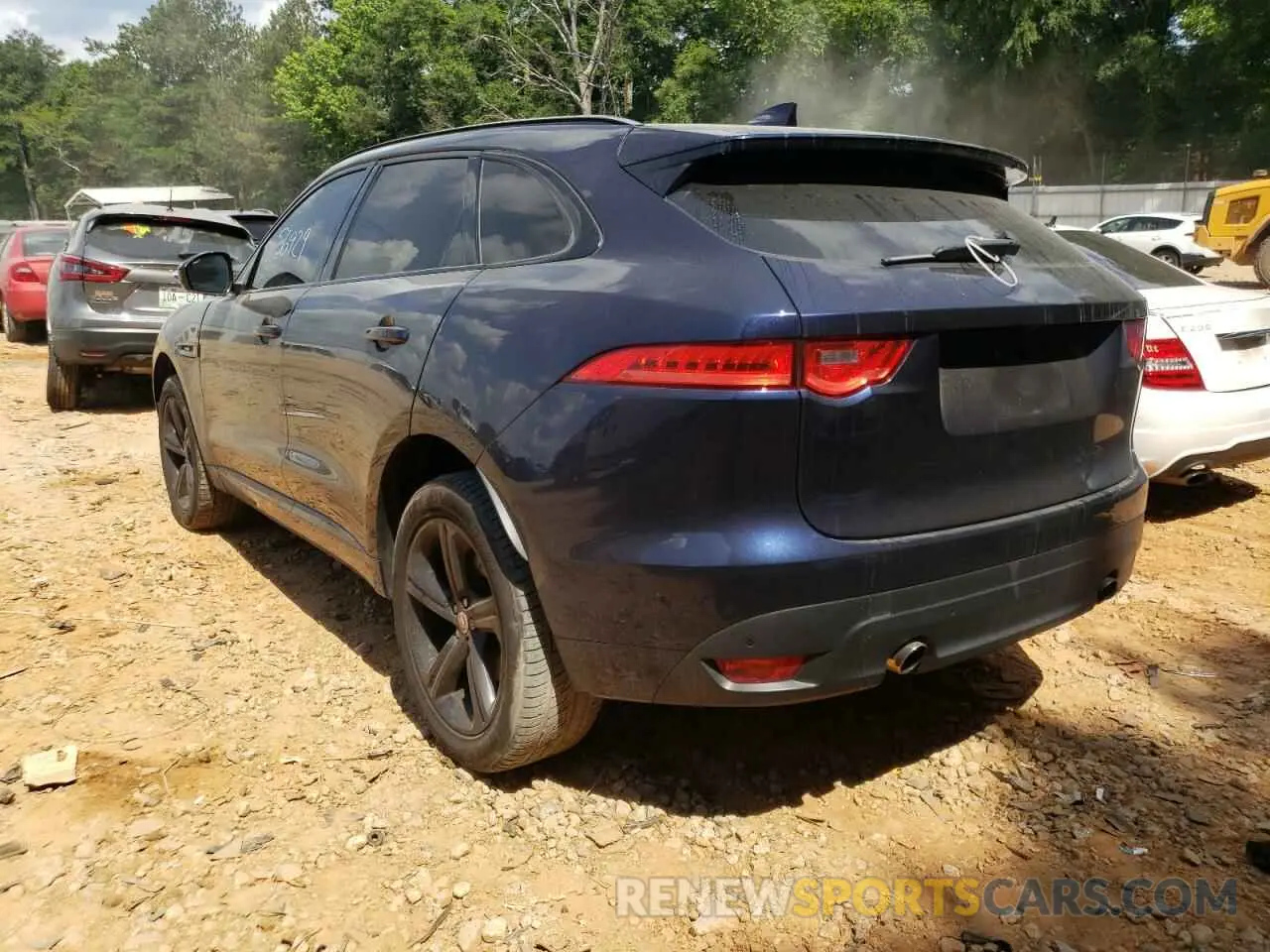 3 fotografías del automóvil dañado SADCL2FX9KA397620 JAGUAR F-PACE 2019