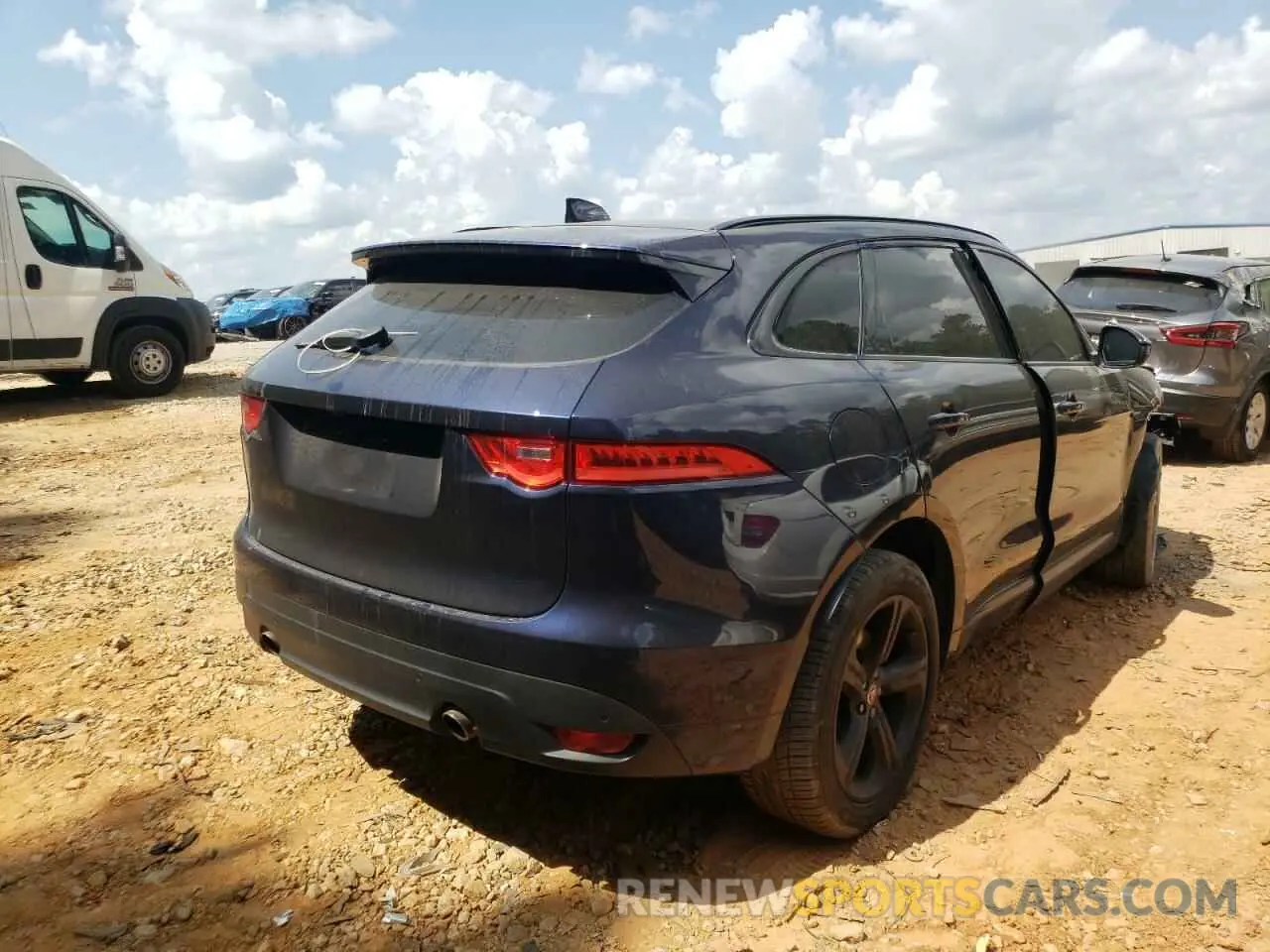 4 fotografías del automóvil dañado SADCL2FX9KA397620 JAGUAR F-PACE 2019