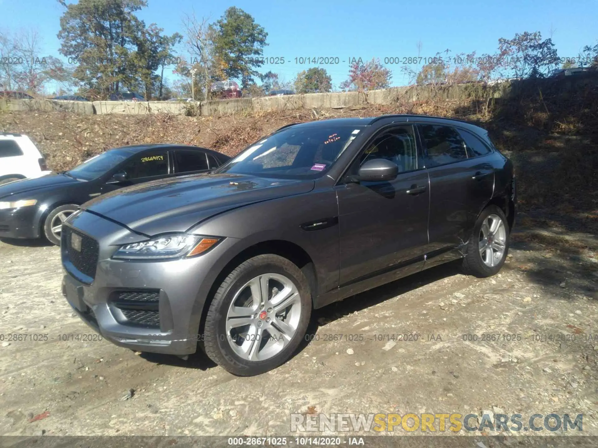 2 fotografías del automóvil dañado SADCL2GX2KA396341 JAGUAR F-PACE 2019