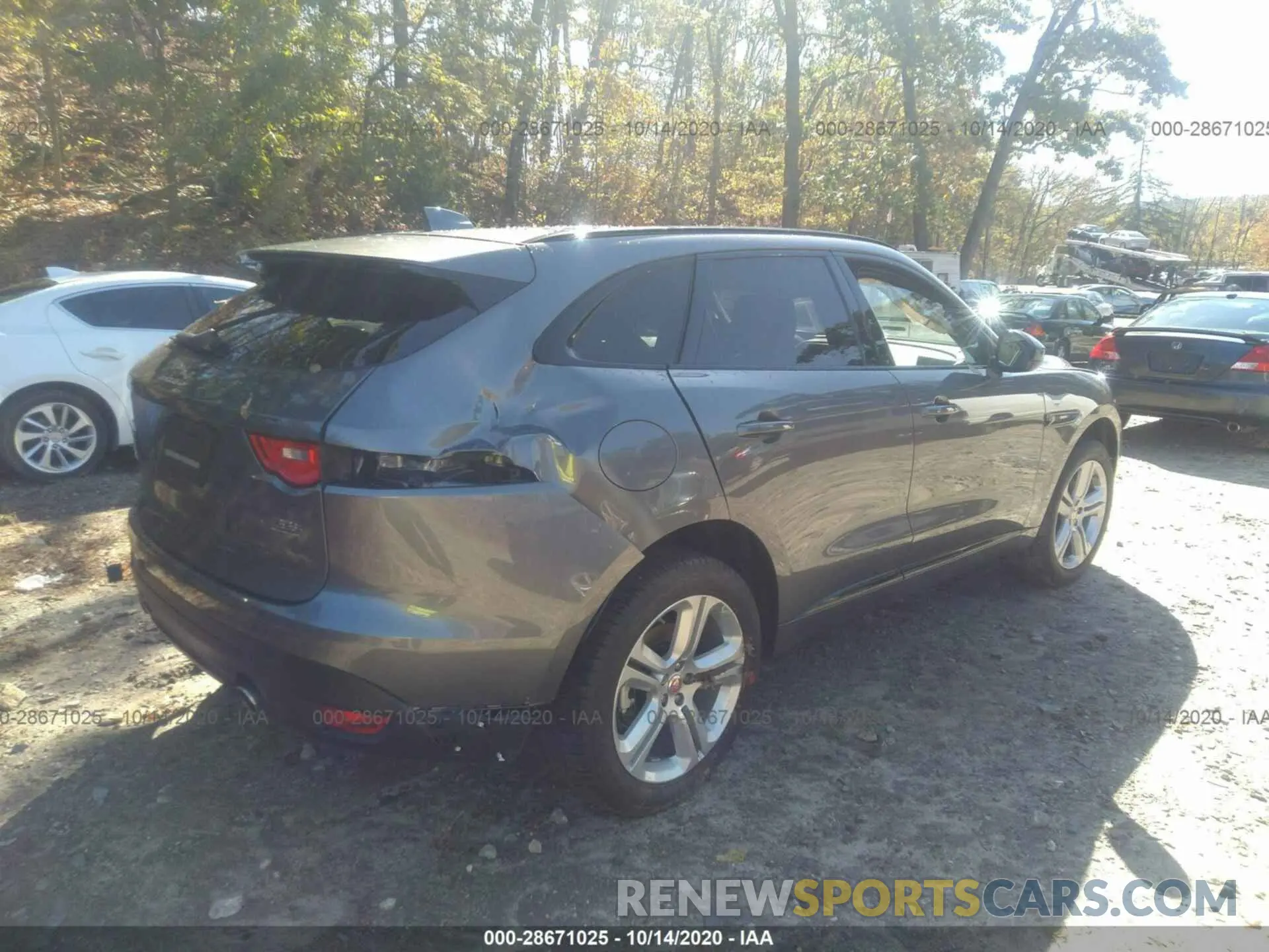 4 fotografías del automóvil dañado SADCL2GX2KA396341 JAGUAR F-PACE 2019