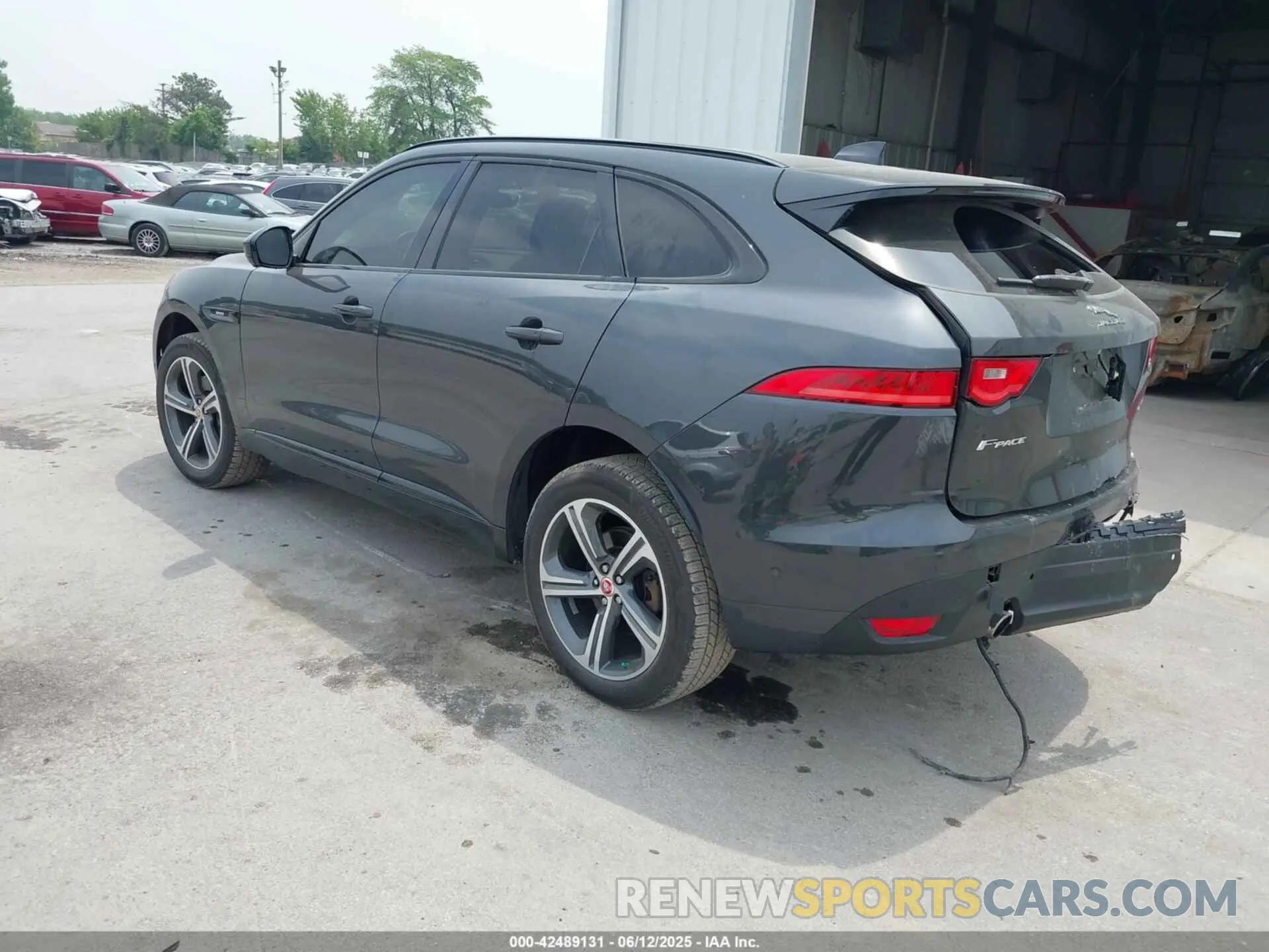 3 fotografías del automóvil dañado SADCL2GX3KA600791 JAGUAR F-PACE 2019