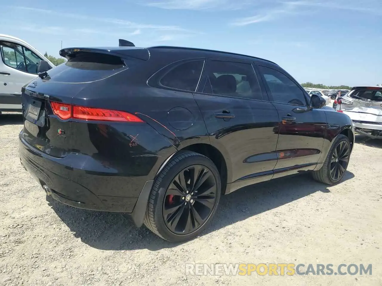 3 fotografías del automóvil dañado SADCM2FV1KA395386 JAGUAR F-PACE 2019