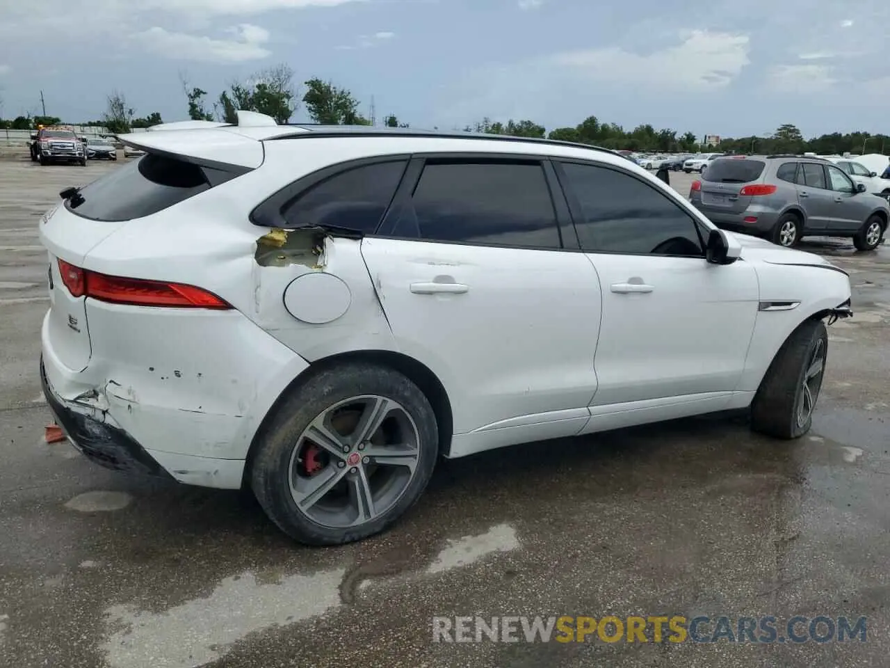 3 fotografías del automóvil dañado SADCM2FV1KA611009 JAGUAR F-PACE 2019