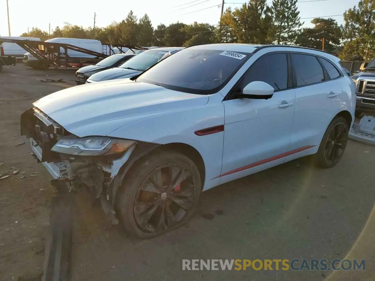 1 fotografías del automóvil dañado SADCM2FV2KA357519 JAGUAR F-PACE 2019