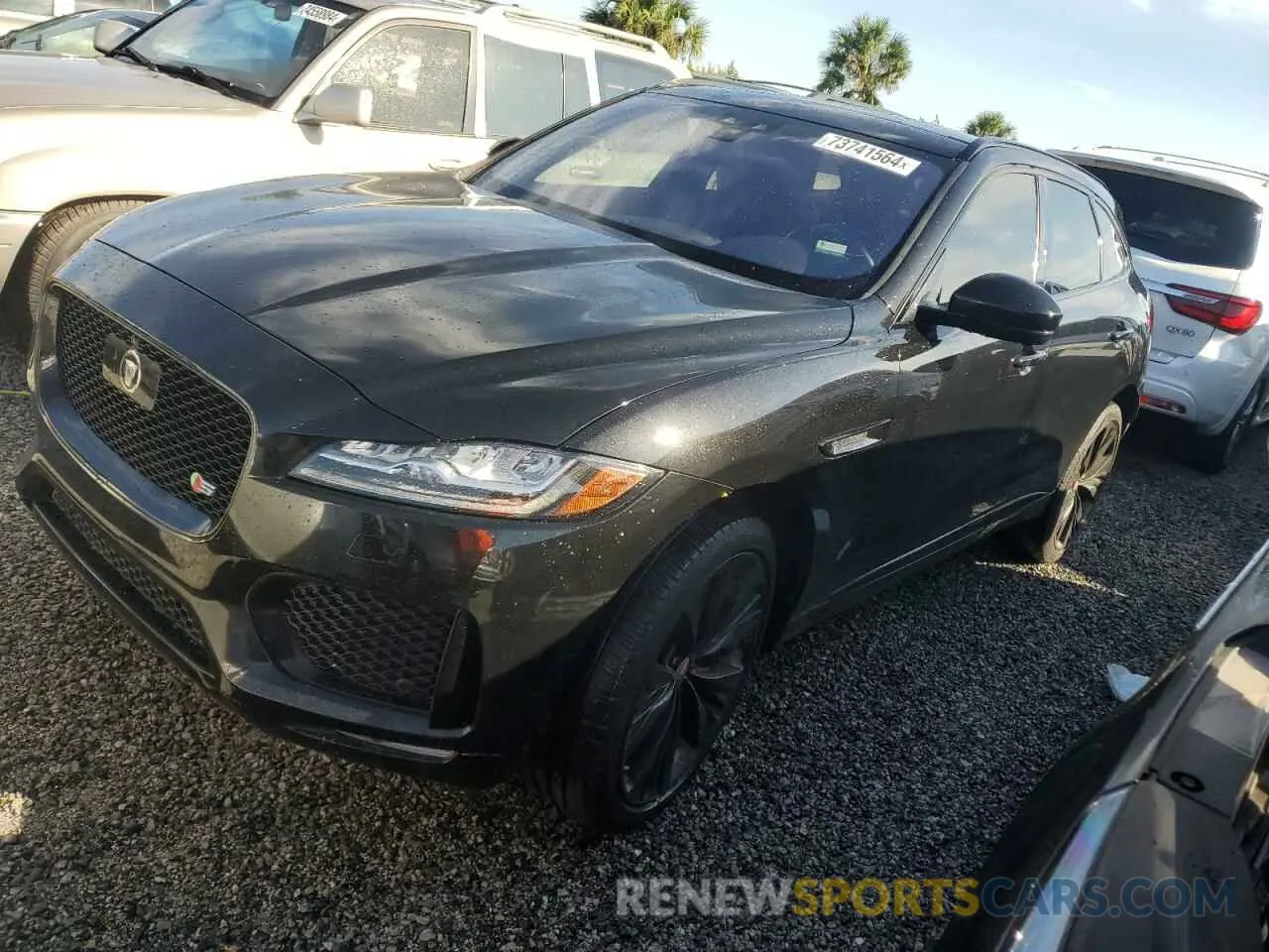 1 fotografías del automóvil dañado SADCM2FV6KA616206 JAGUAR F-PACE 2019