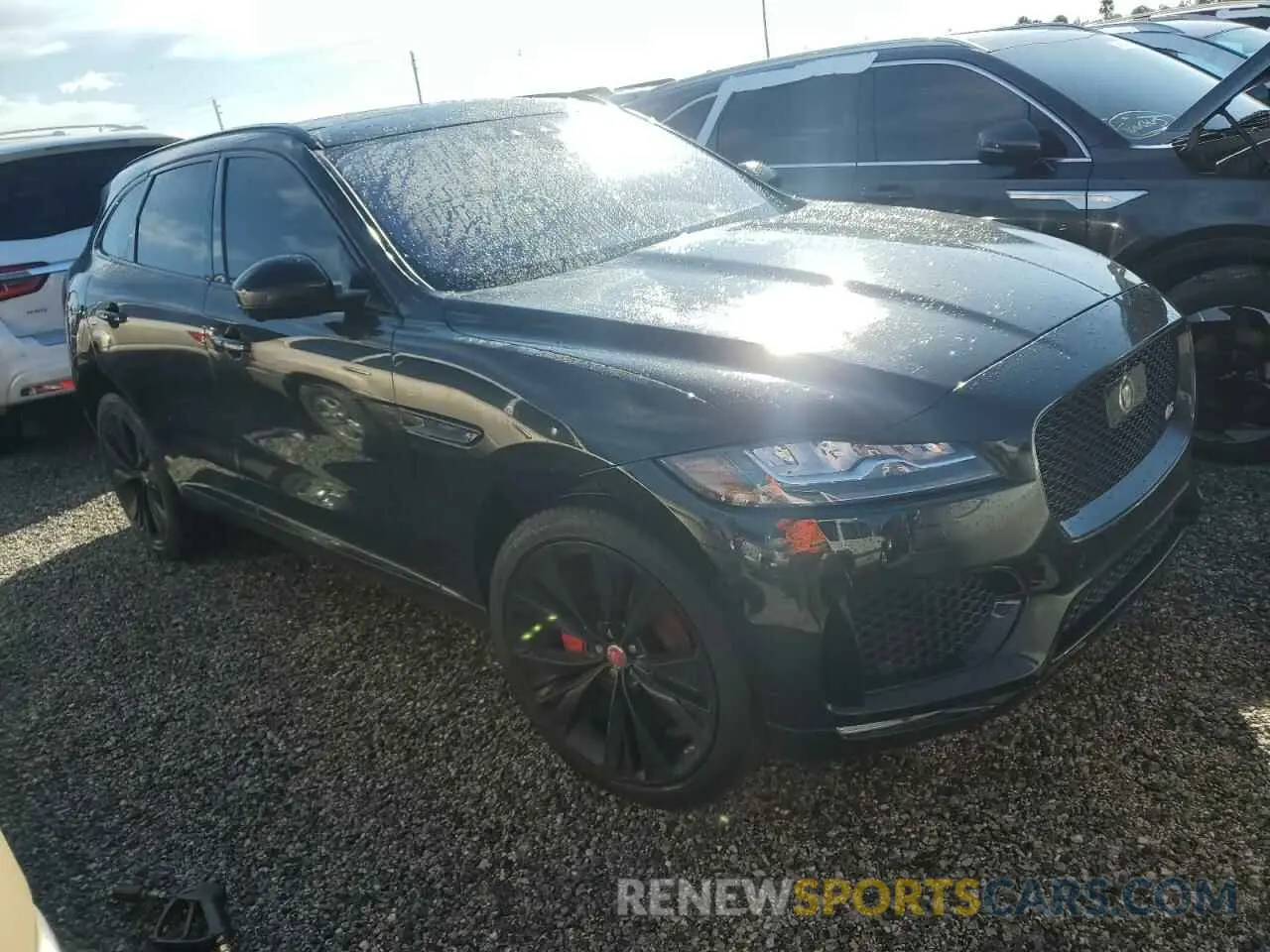 4 fotografías del automóvil dañado SADCM2FV6KA616206 JAGUAR F-PACE 2019