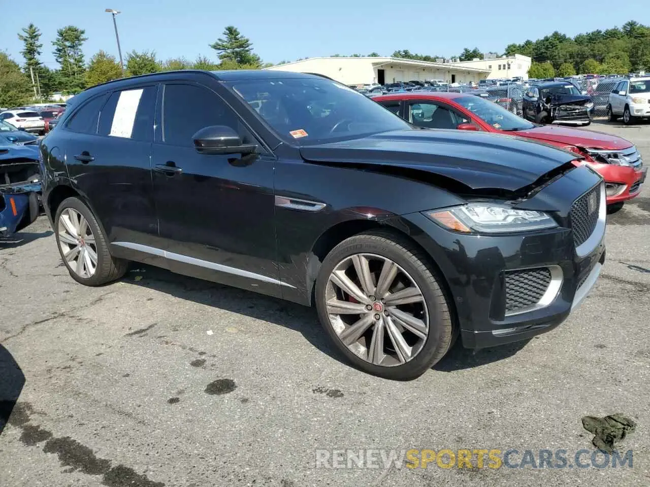 4 fotografías del automóvil dañado SADCM2FV8KA609726 JAGUAR F-PACE 2019