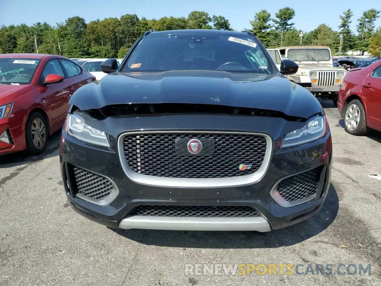 5 fotografías del automóvil dañado SADCM2FV8KA609726 JAGUAR F-PACE 2019