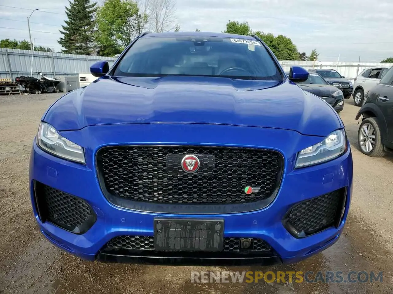 5 fotografías del automóvil dañado SADCM2FVXKA610005 JAGUAR F-PACE 2019