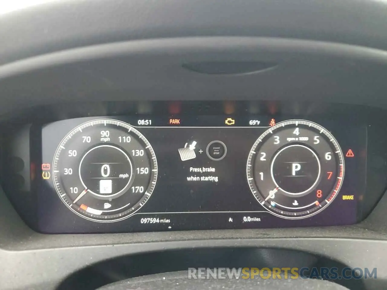 9 fotografías del automóvil dañado SADCN2GX9KA357787 JAGUAR F-PACE 2019