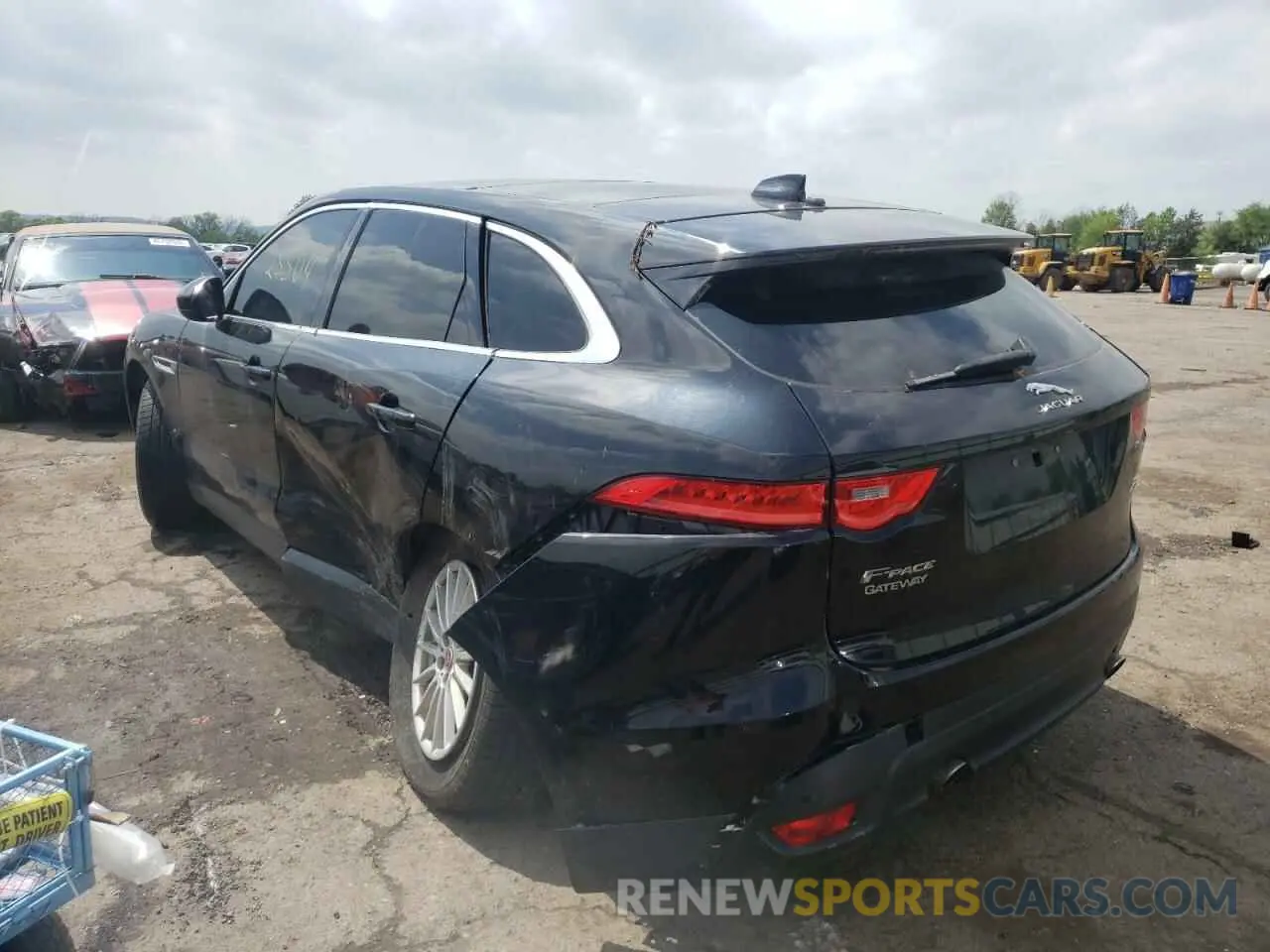 3 fotografías del automóvil dañado SADCS2FX0KA367425 JAGUAR F-PACE 2019
