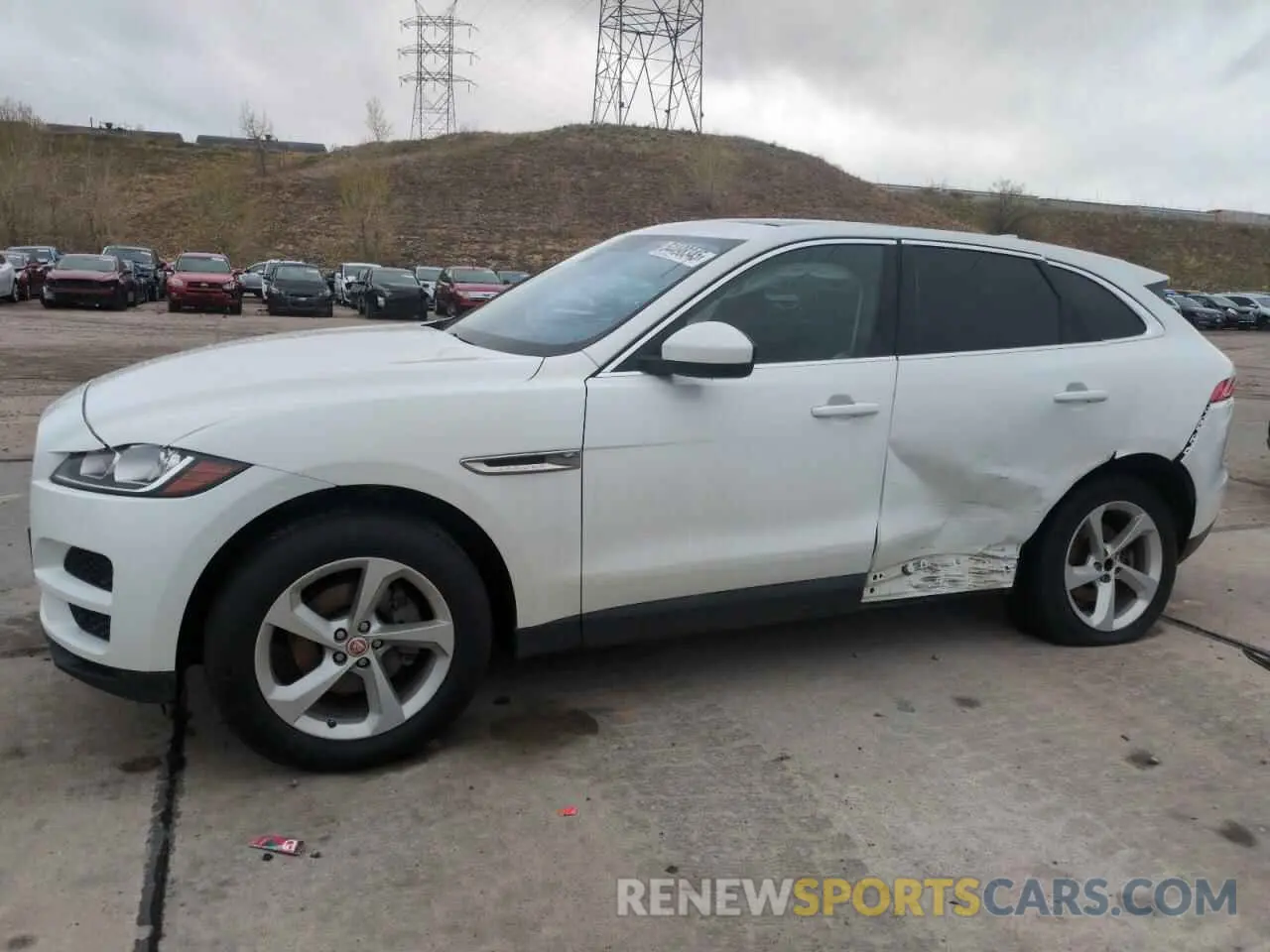 1 fotografías del automóvil dañado SADCS2FX0KA602177 JAGUAR F-PACE 2019