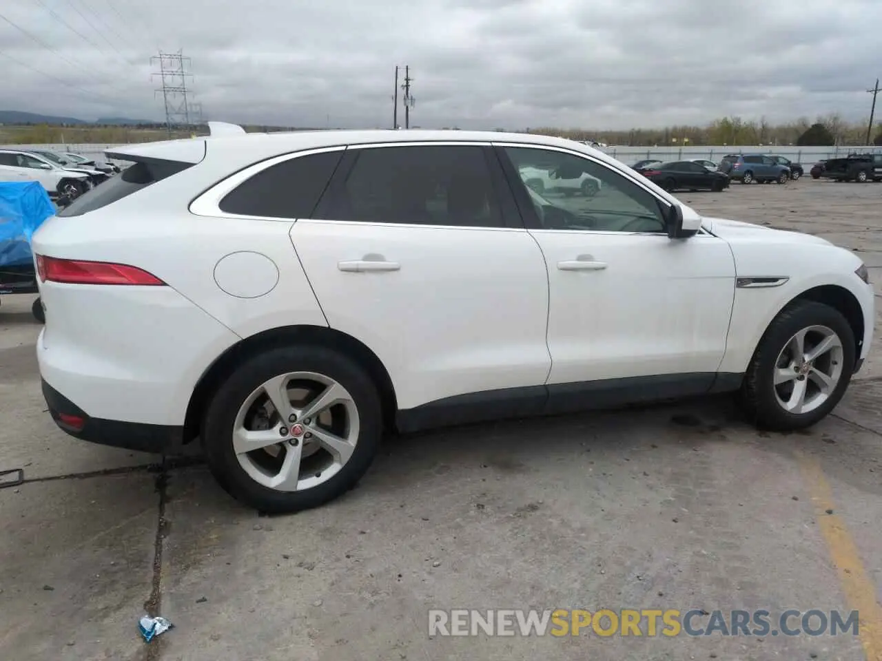 3 fotografías del automóvil dañado SADCS2FX0KA602177 JAGUAR F-PACE 2019